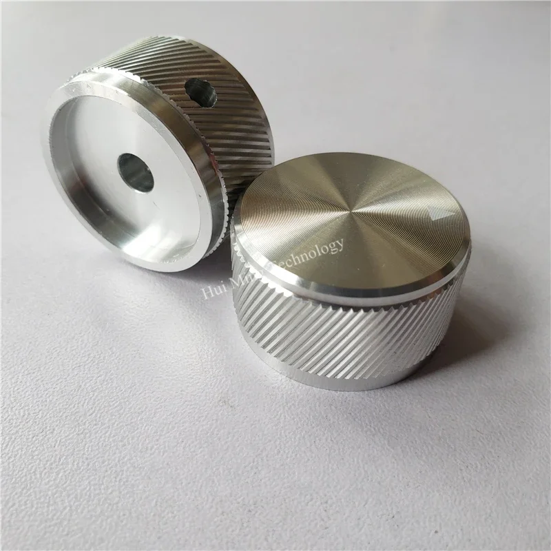 2pcs Aluminum Alloy Knob Potentiometer Knobs Encoder Volume Control Black Stripe 30*10mm Switch Knobs Tube Amplifier