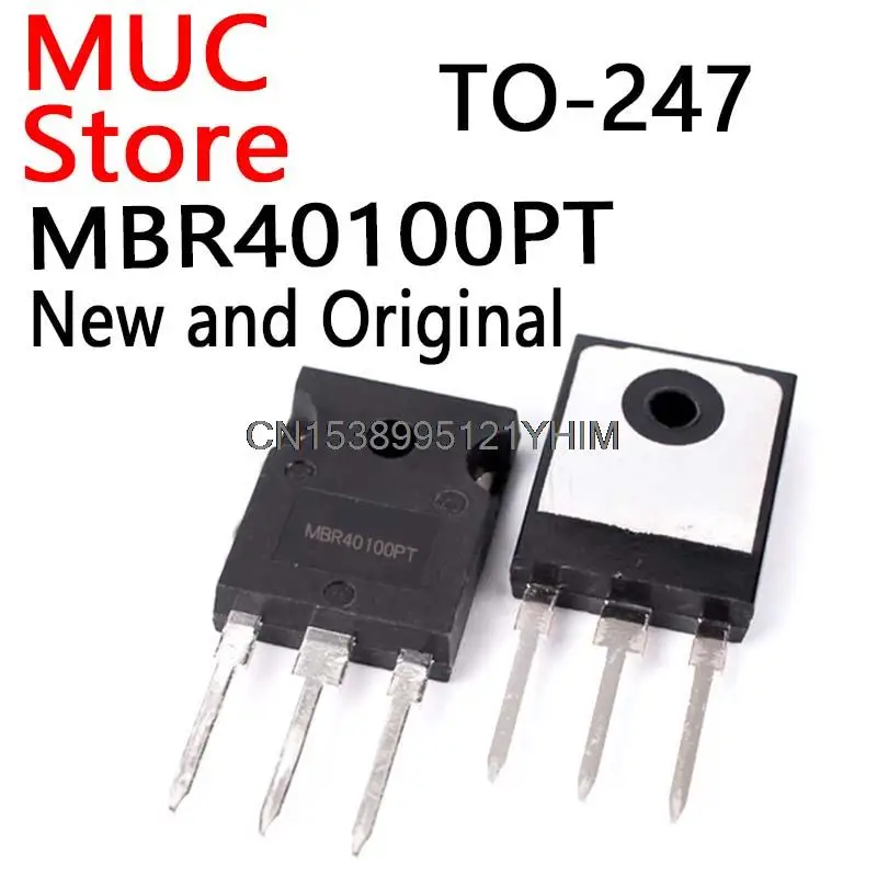 5PCS New and Original TO-247 MBR40100 MBR40100PTG  40A 100V Schottky diode MBR40100PT