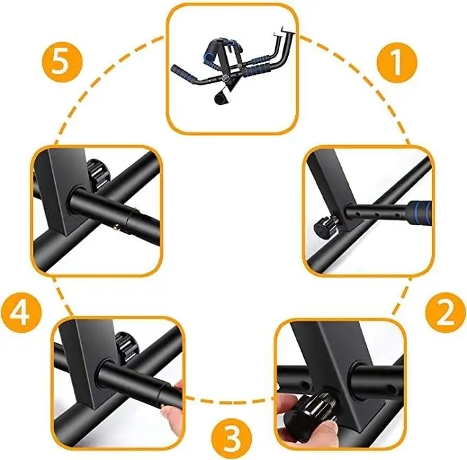 Pull up Bar for Doorway Multifunctional Pull up Chin up Bar Home Door Frame Dip bar Fitness Body Workout Home Gym System Trainer