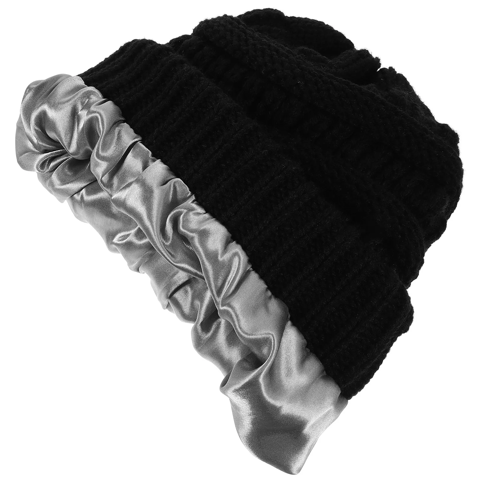 

Women's Winter Beanie Hat Acrylic Fibers Brimless Warm Knitted Cap Comfortable Secure Fit Stylish Winter Hat for Outdoor Casual