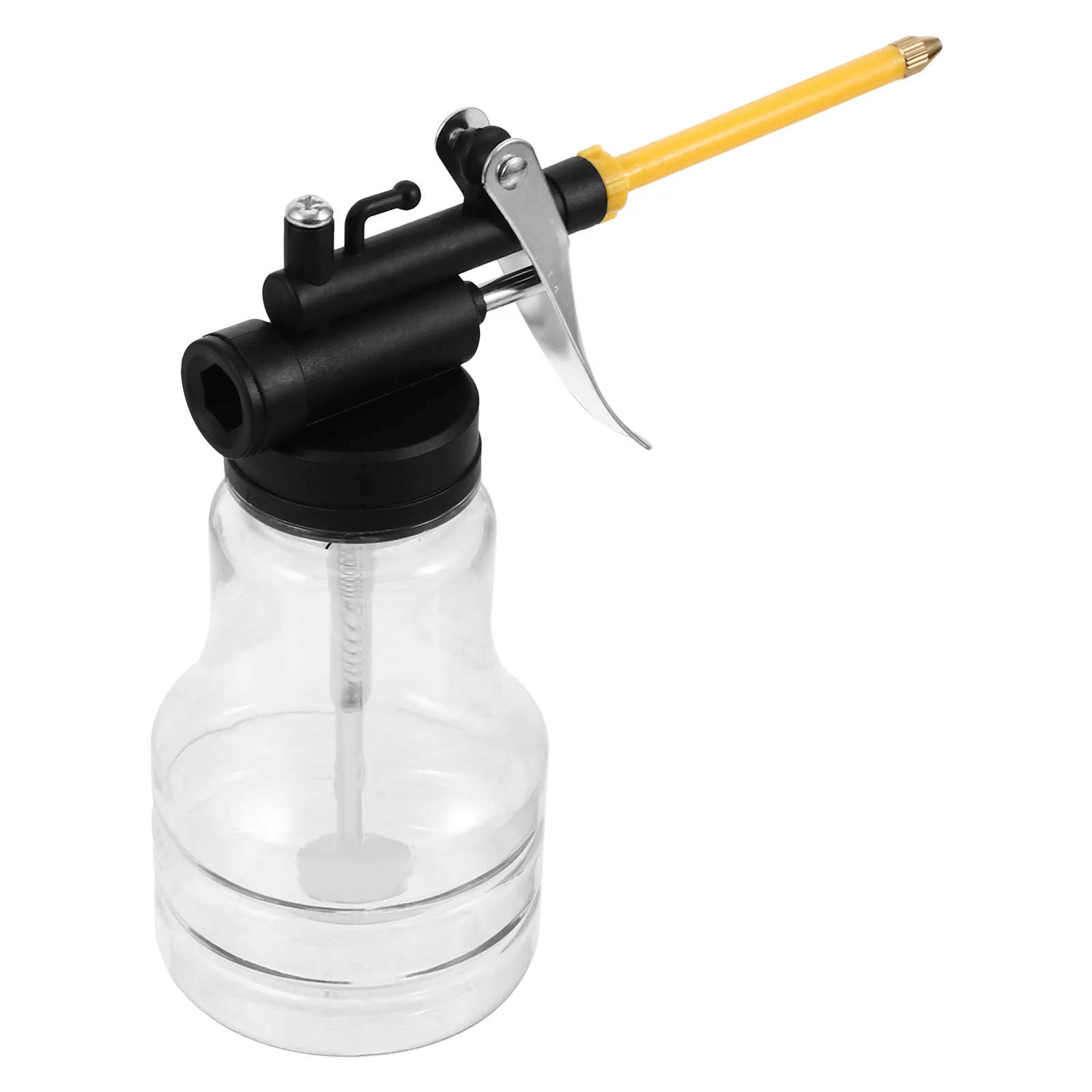 

Transparent Oil Funnel Bottle 1L High Pressure Oiler Can Engine Oil Dispenser For Car Motorcycle Vehicle Repair Tool