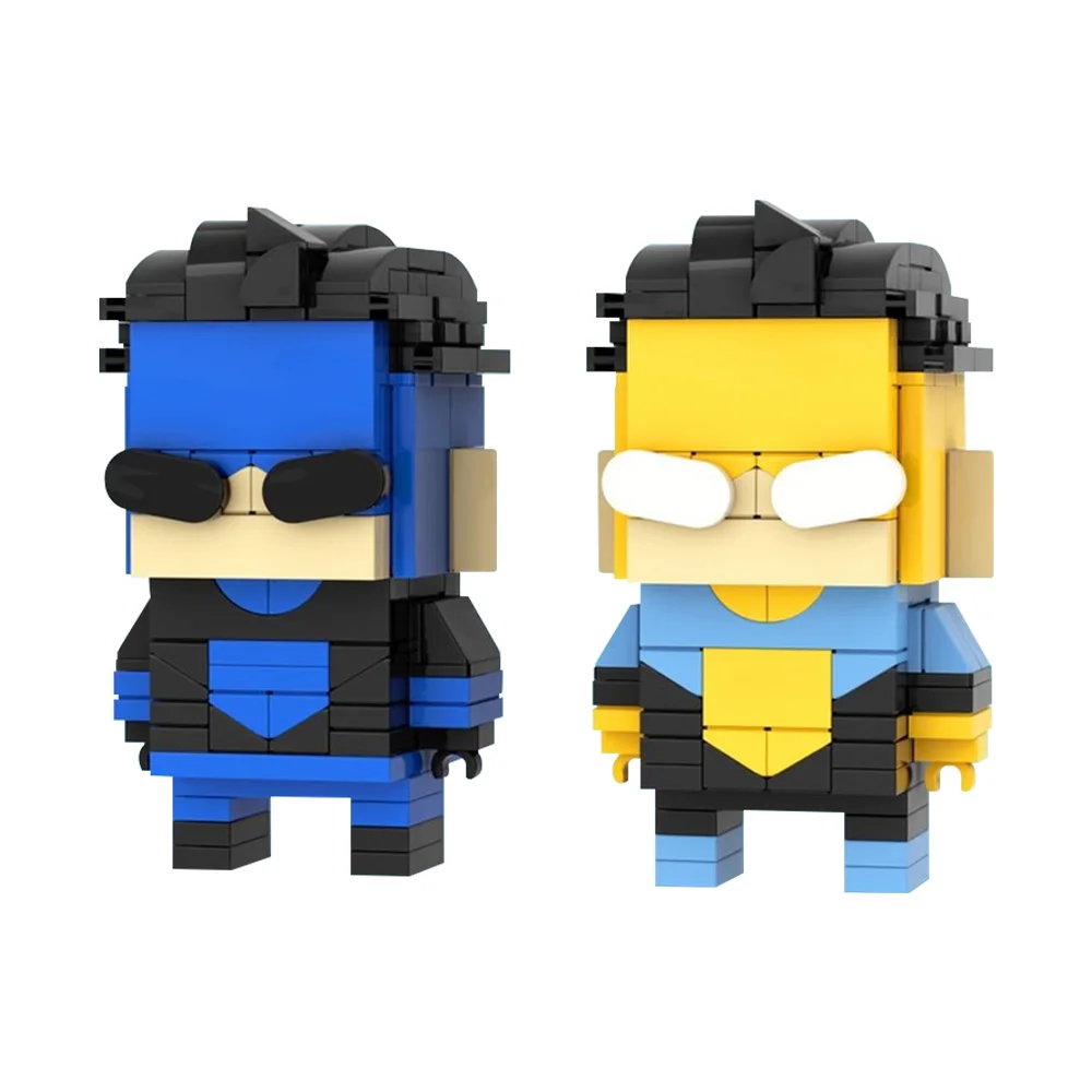 

MOC-176363 Invincible Brickheadz Minifigure Building Blocks Amazon Prime Video Superhero Bricks Gift Collectors, Kids Toy Fans