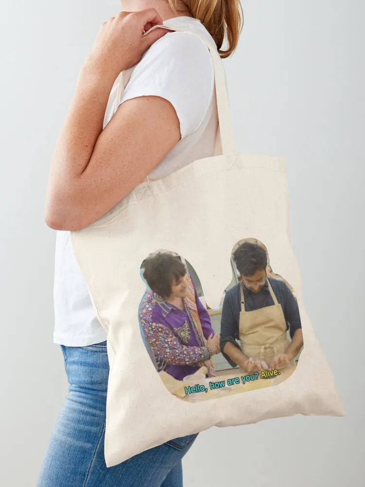 Sac fourre-tout en toile We Alive, sacs à main pour femmes, sac pliable pour supermarché