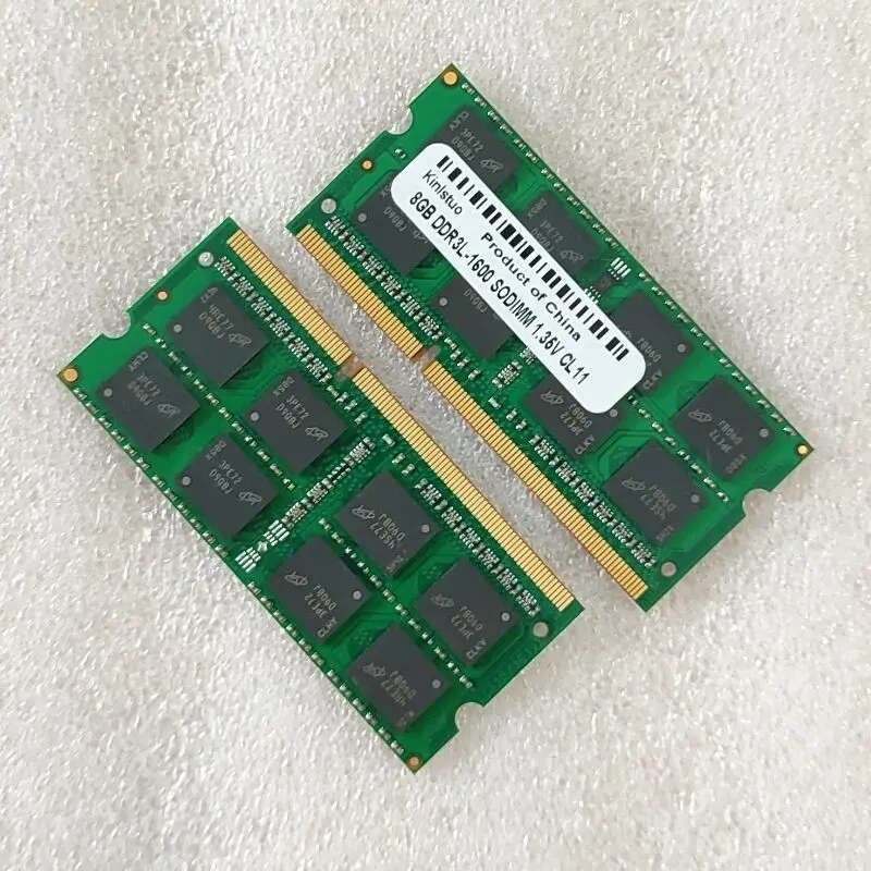 Kinlstuo RAMS DDR3 8GB 1600MHz หน่วยความจำแล็ปท็อป8GB DDR3L-1600 SODIMM 1.35V CL11โน้ตบุ๊ค Memoria