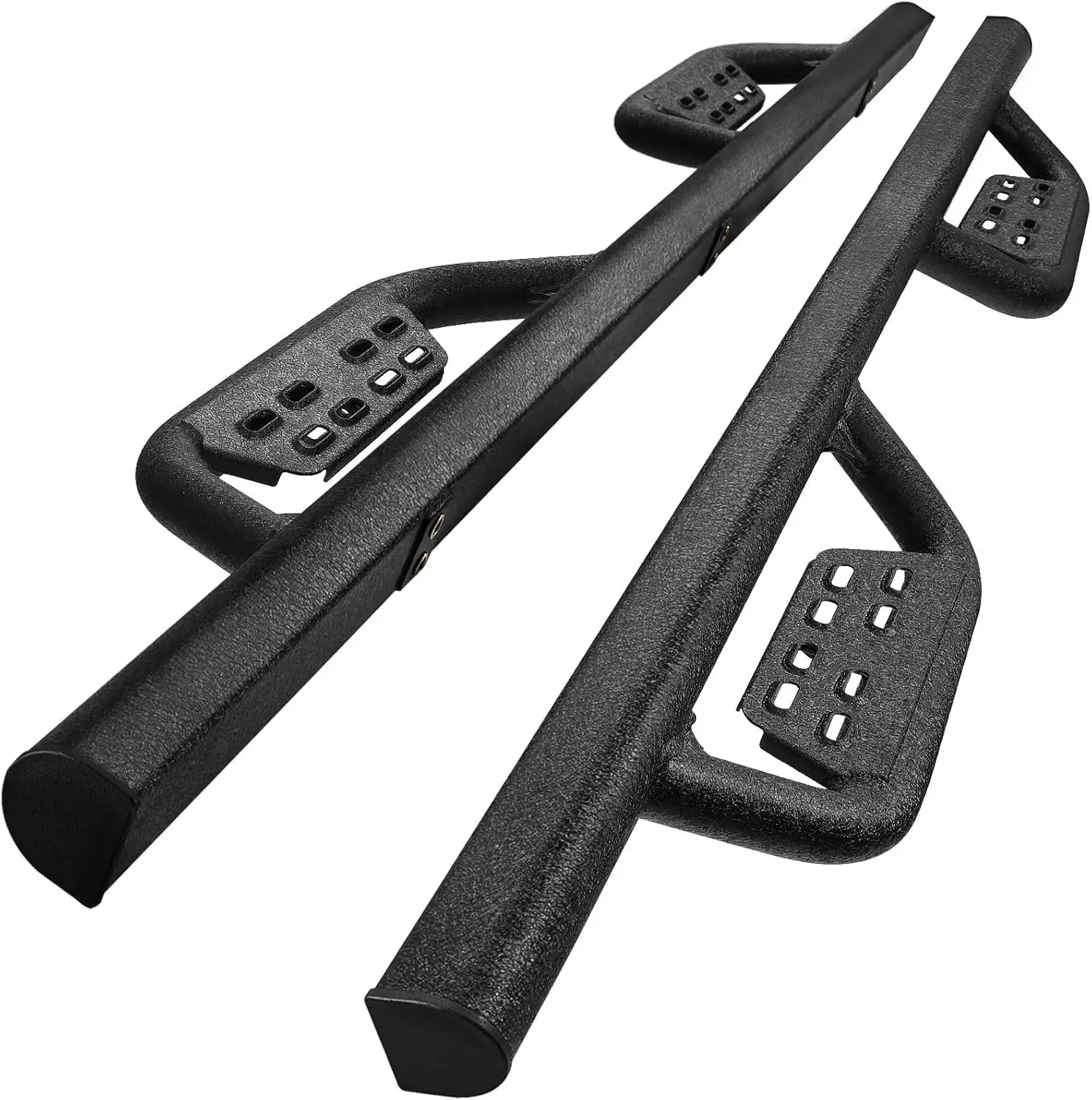 

2021-2026 Ford Bronco 4 Door SUV Running Boards, Carbon Steel, Black, Compatible and Durable
