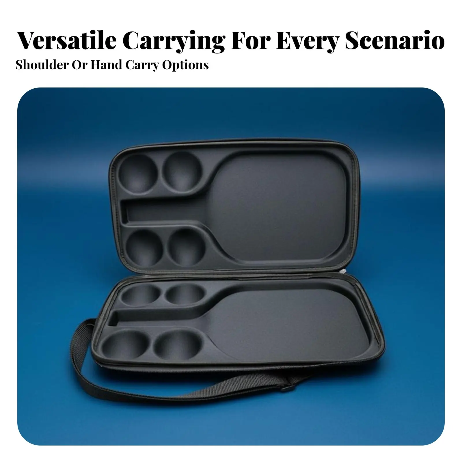 

Pickleball Paddle Case Waterproof Pickleball Racket Holder Sports Equipment Storage Shoulder Strap Water-Resistant for Outdoor