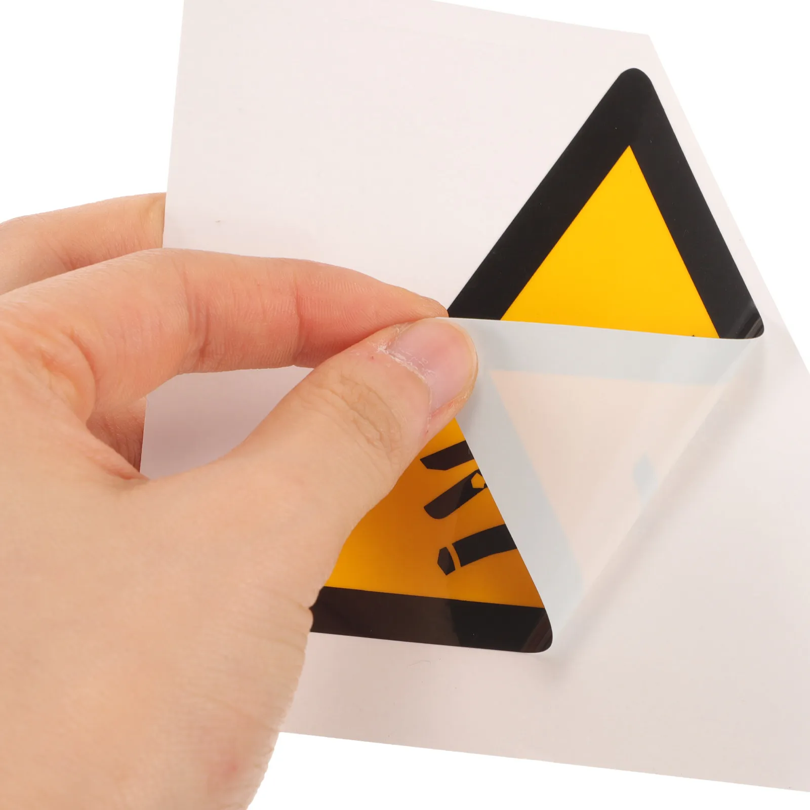 

Pinch Warning Sign Sticker Adhesive Safety Label for Machinery Equipment Caution Hand Pinch Decal Workplace Safety Warning Sign