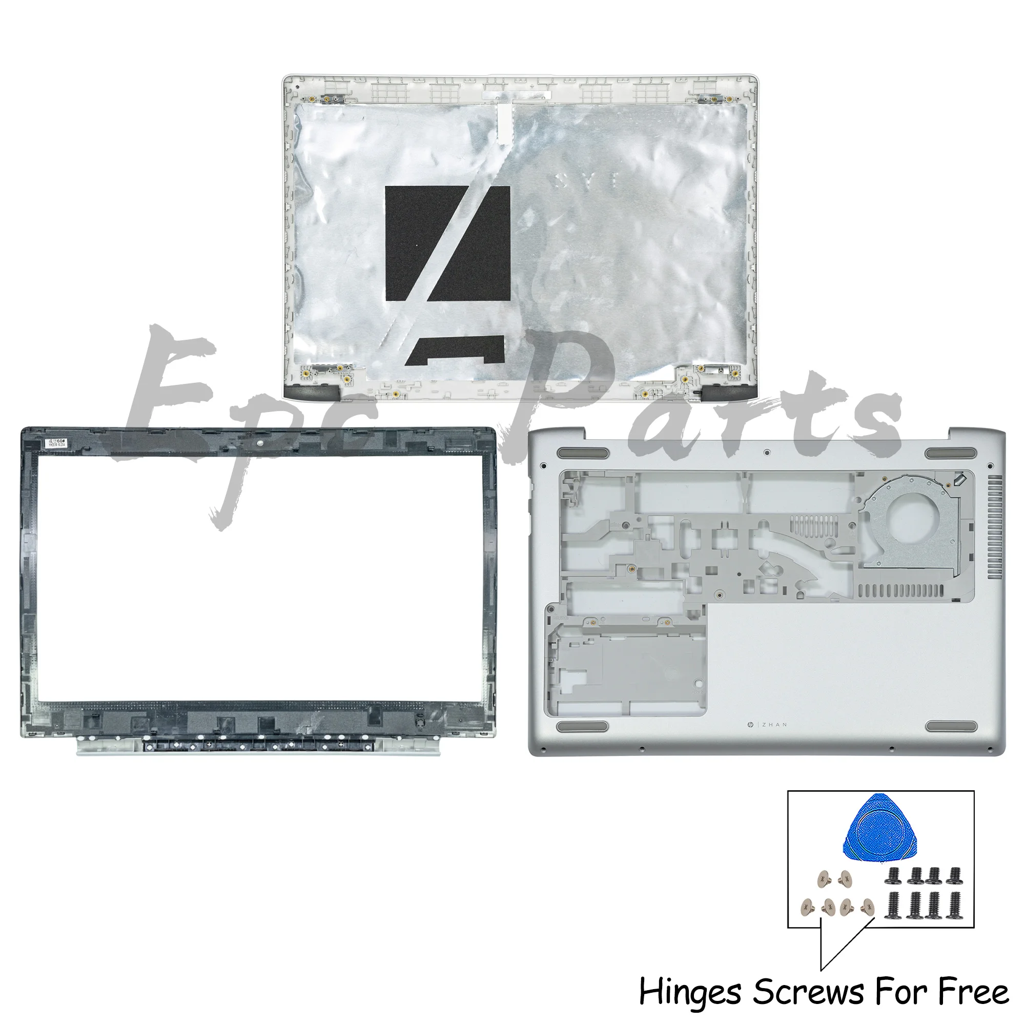 Epc Parts For Probook 440 G5 445 G5 LCD Back Cover Front Bezel Bottom L01090-001 Hinges Top Replacement Silver