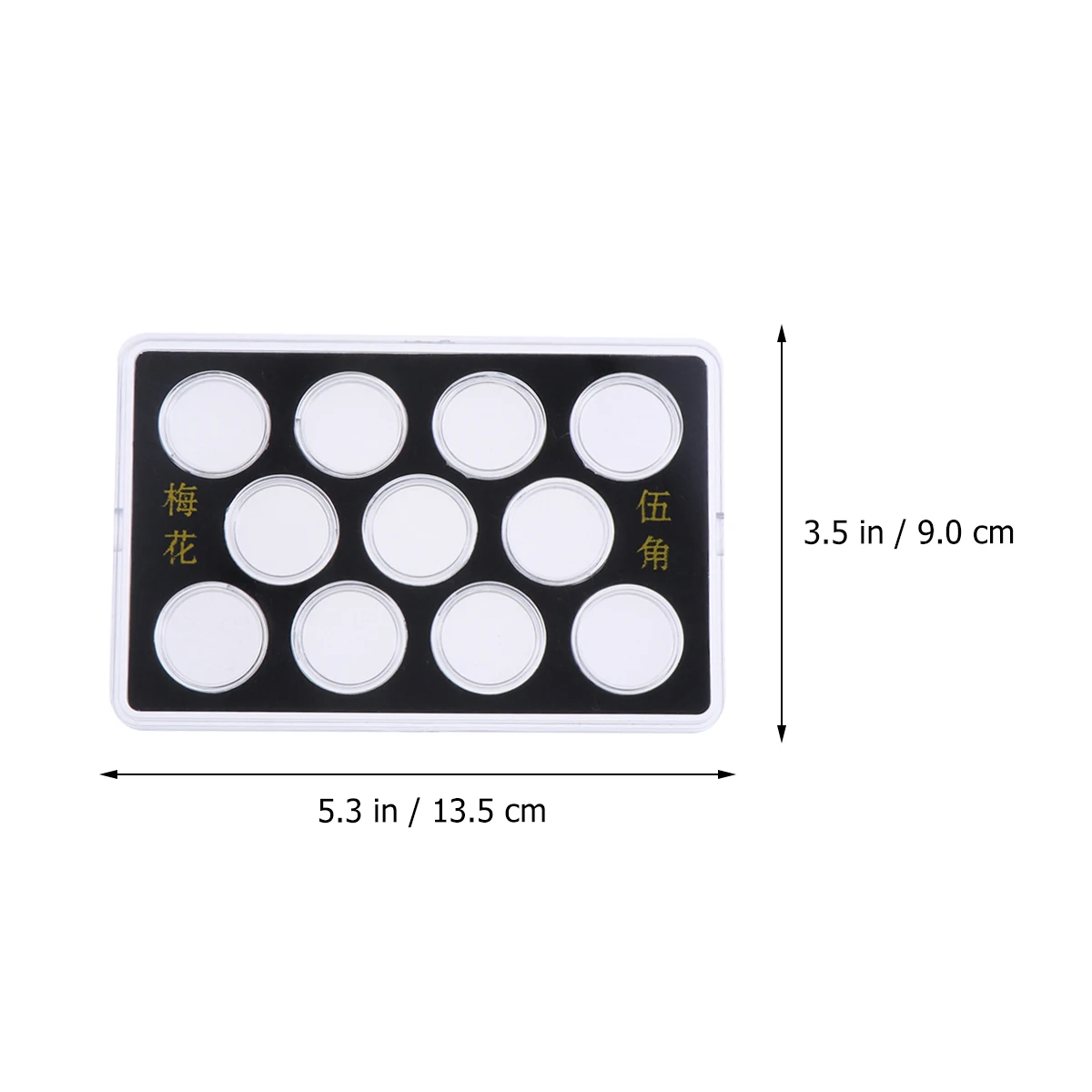 Coin Display Box Organizer Storage Medium Neat Collection Supplies Tight