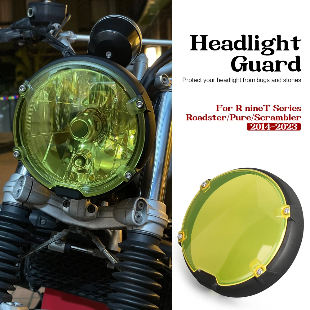 

For BMW R18 Classic R12 NineT 2024 2025 R9T R nineT Scrambler Pure Motorcycle Accessorie Headlight Guard Protector Grille Cover