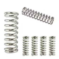 10pcs/Lot Stainless Steel Extruder Spring 1.2 x 7.5 x 20mm for 3D Printer Accessories