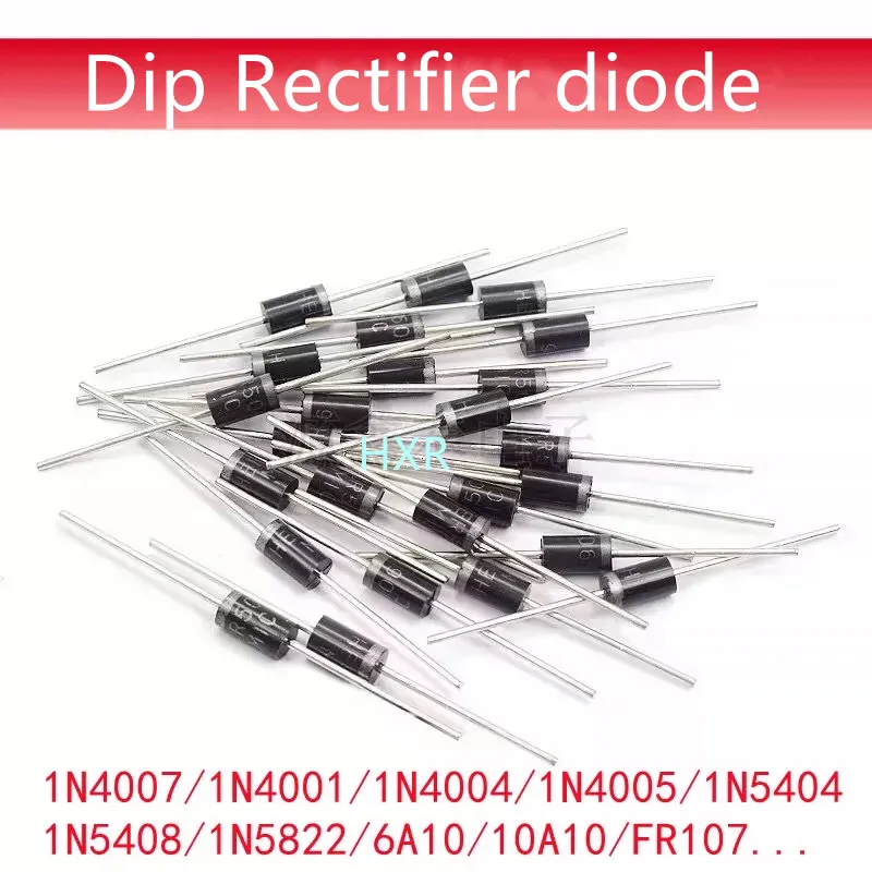 High quality Rectifier Diode 1N4007 10A10 1N5408 1N5819 1N4001 5822 1N4001 1N4004 1N4005 1N5404 1N5408 6A10 FR107 UF4007 SR5100