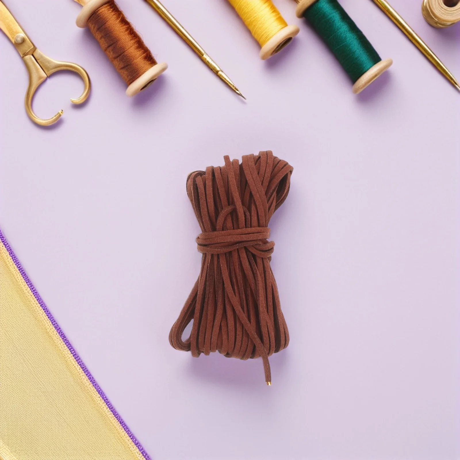 

DIY Vintage Suede Jewelry Cord 10m Soft Beading Thread for Necklace Bracelet Pendant Art Projects Cord Necklace