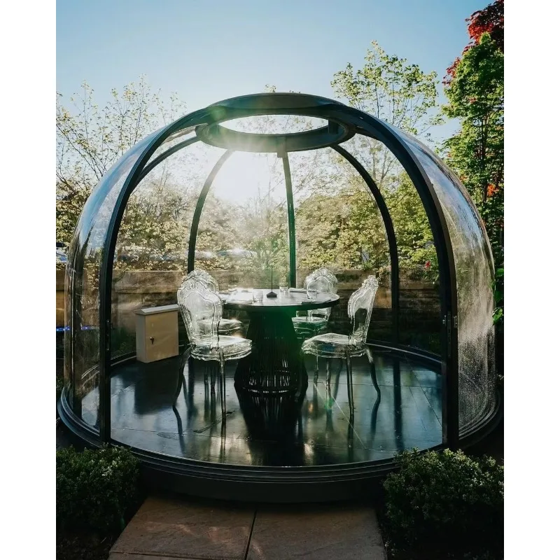 Transparent Luxury Outdoor Bubble Room Elongated Elliptical Shape Star Room Out Door Sunrooms