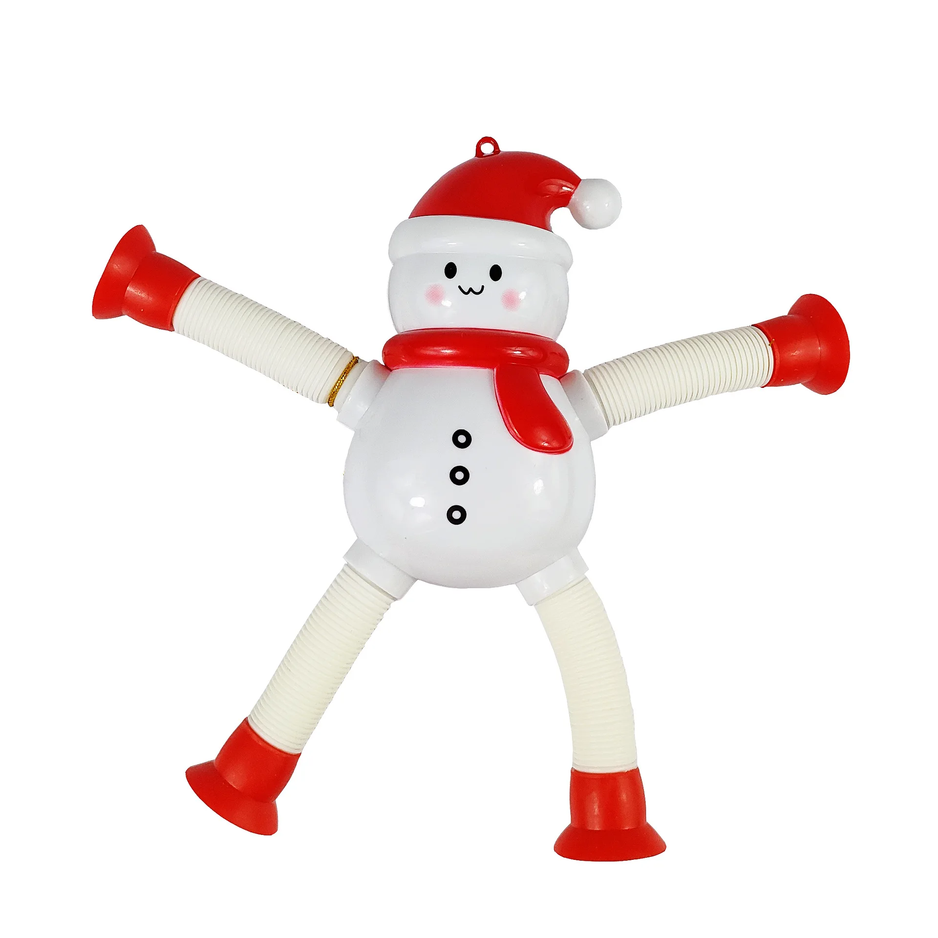 1/4 шт. поп-трубки на присоске, игрушки Санта-Клауса, снятие стресса, телескопические сенсорные игрушки, интересный подарок для детей, мальчиков и девочек