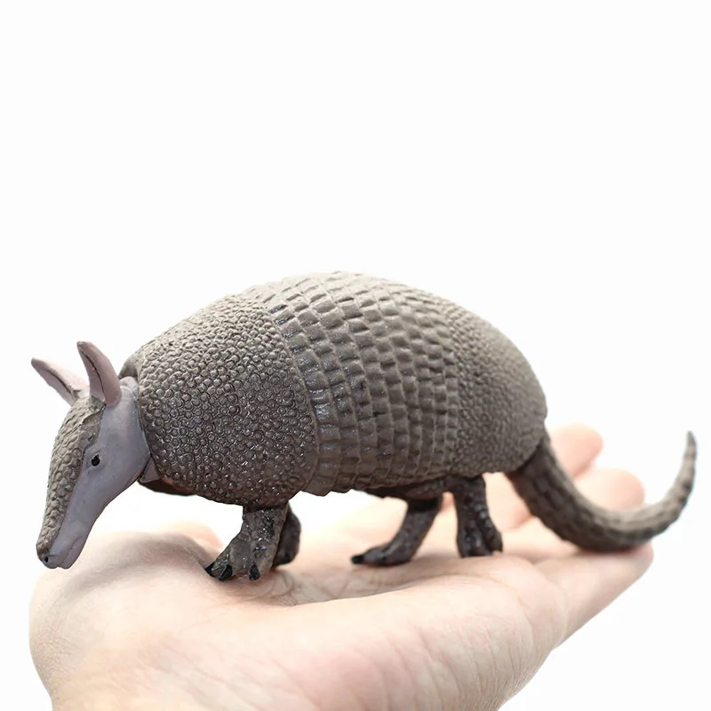 

Однотонная модель Armadillo, фигурка, имитация животного, мир диких животных, Набор фигурок из ПВХ, Детские когнитивные игрушки