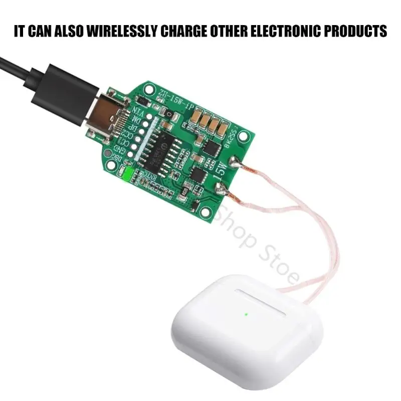96BA High Efficiency 15W Wireless Phone Charging Station Charging Pad Suitable for Most Smartphones Circuit Board