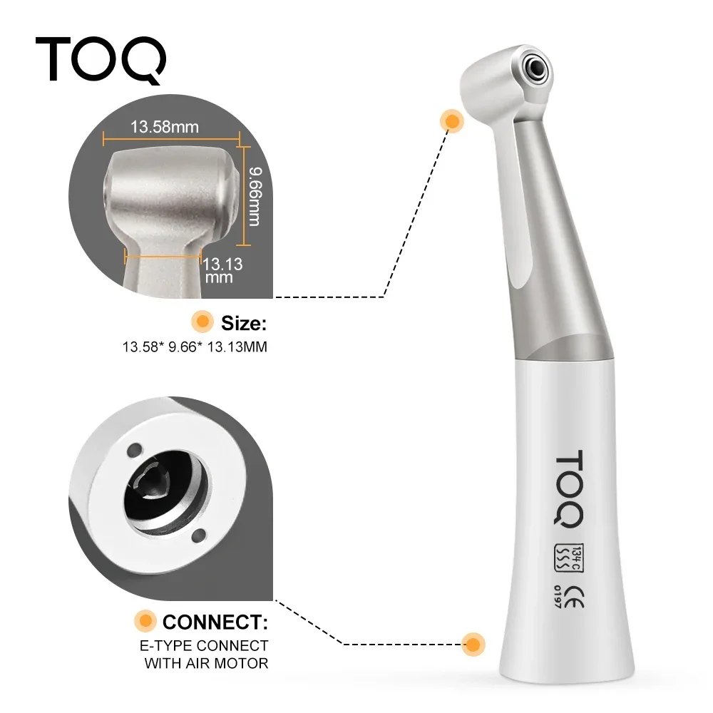 FX Style Dental Slow Speed Set FX Straight Handpiece And FX 1:1 Contra Angle Air Motor 2/4 Hole With Ball Bearing