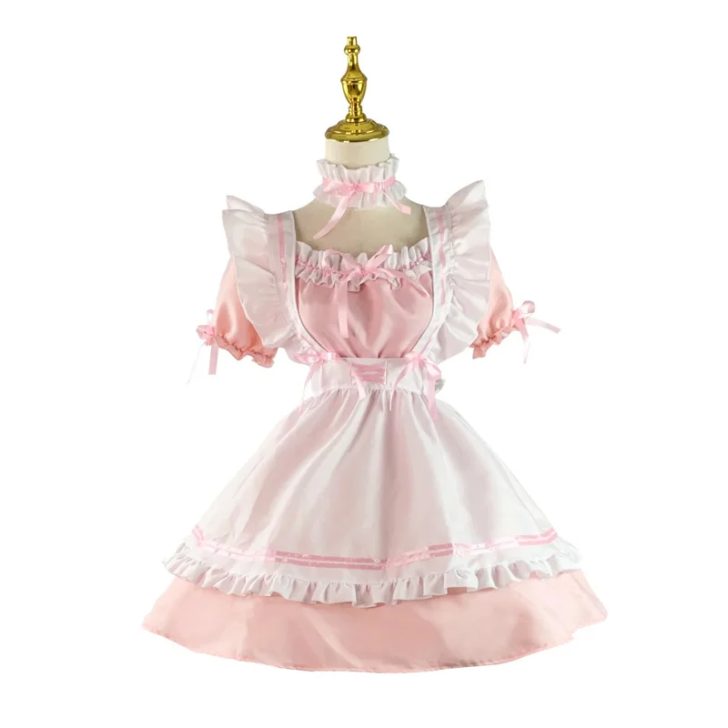 Robe Cosplay Lolita Noire pour Femme, Mignonne, Style Français, Taille 303 S -5XL