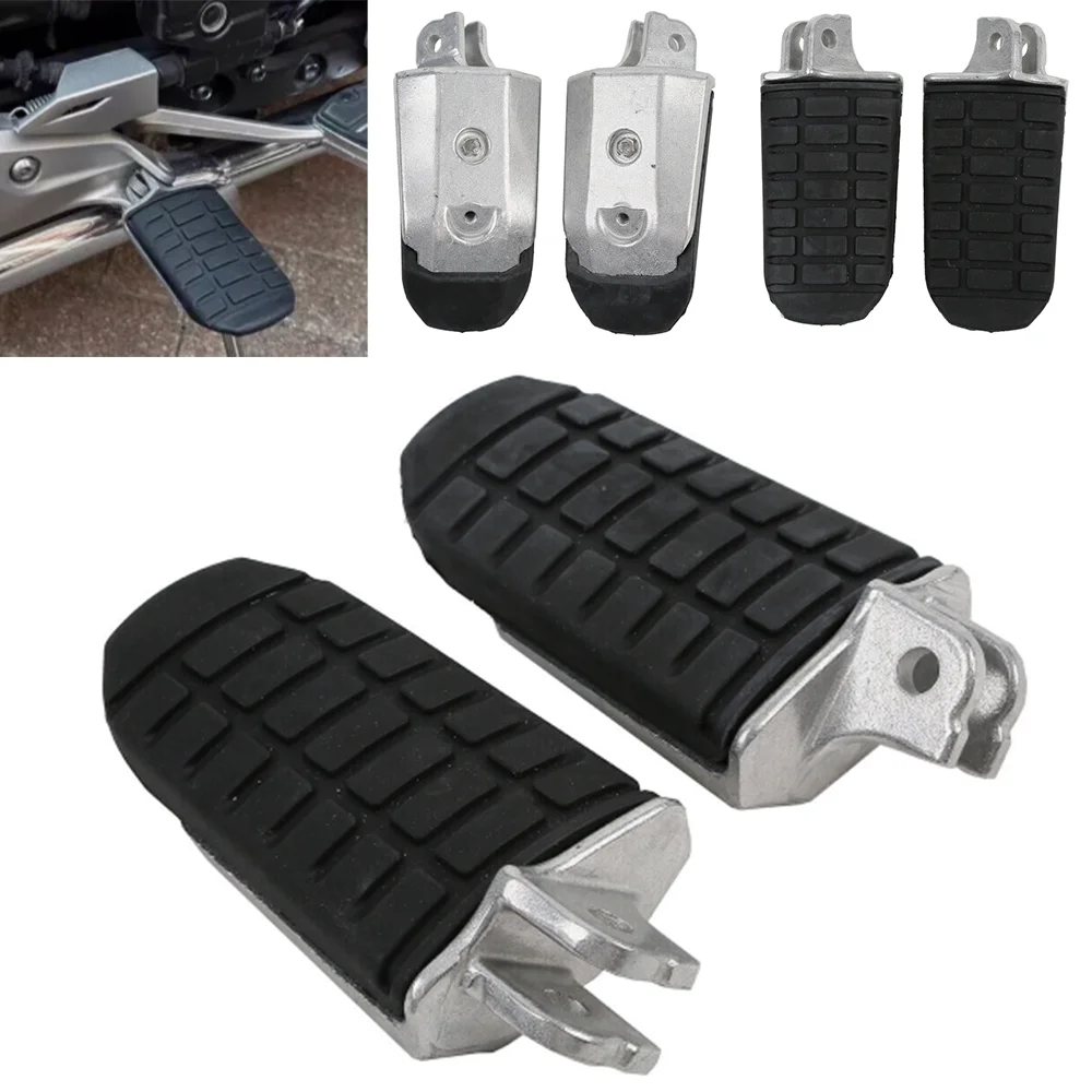 Front Rider Foot Pegs Footrests Pedals Compatible For Honda Goldwing GL1800 2001-2017 Motorcycle Driver Foot Rests