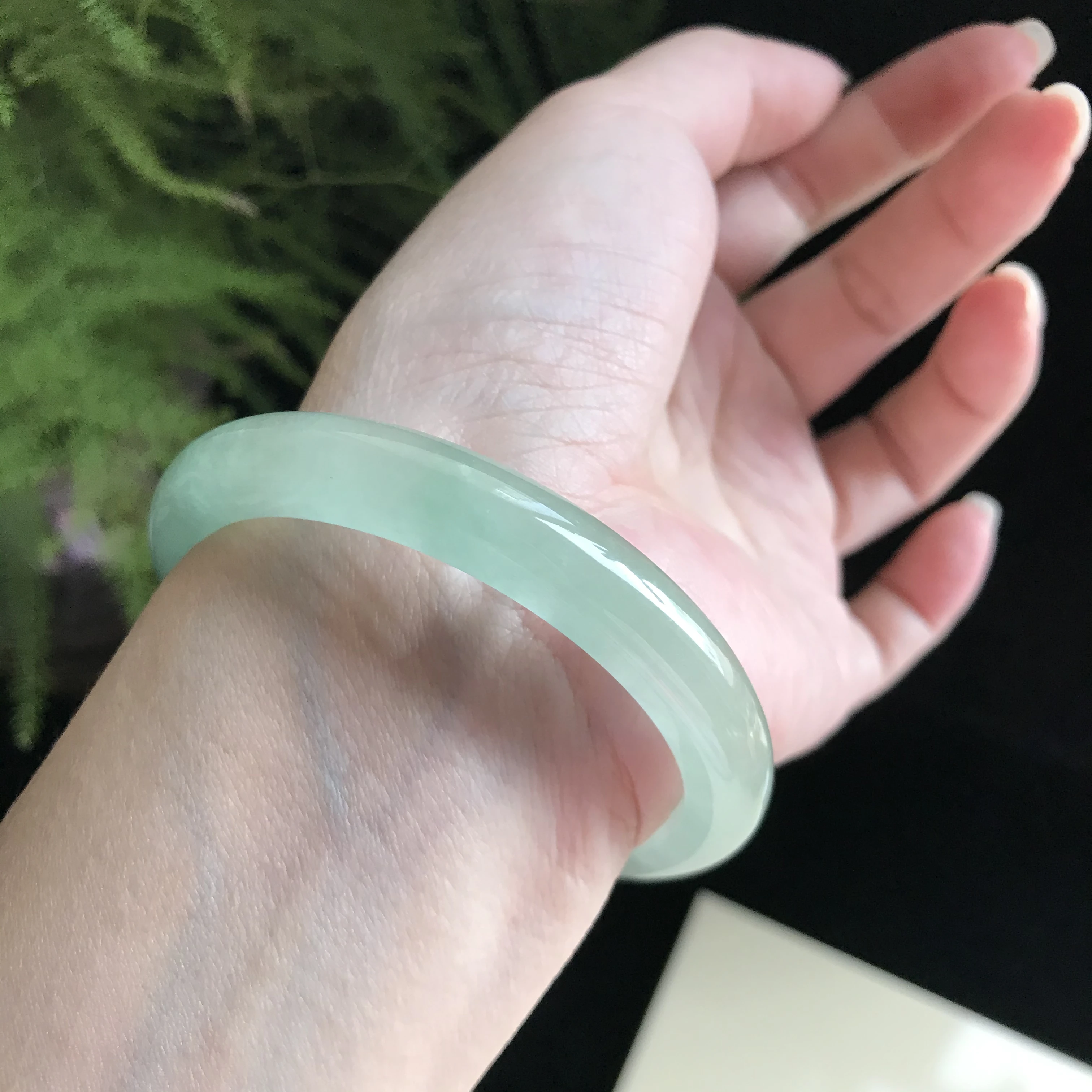 

Burma 100%Genuine High-end Jadeite Bracelet Jewelry Jade Bangles For Women 54mm (With Certificate)