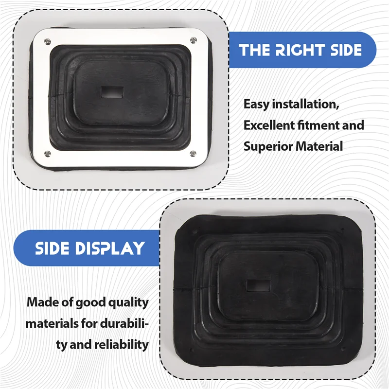 BB-Car التحول غطاء غبار المطاط شيفتر التمهيد مع لوحة الكروم 5 5/8X6 3/4 دليل التلقائي ل Hurst B & M GM350