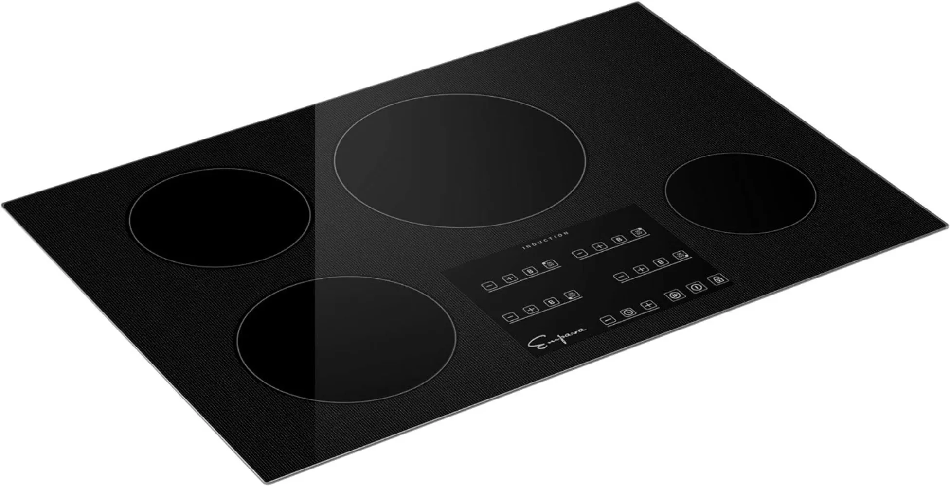 Empava 30” Induction Cooktop Electric Stove Black Vitro Ceramic Smooth Surface Glass EMPV-IDC30