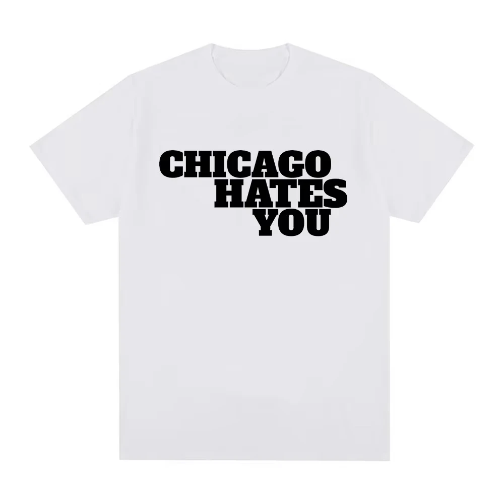 2026 Summer Rapper Chief Keef Chicago Hates You T-Shirt Suitable for Both Men and Women