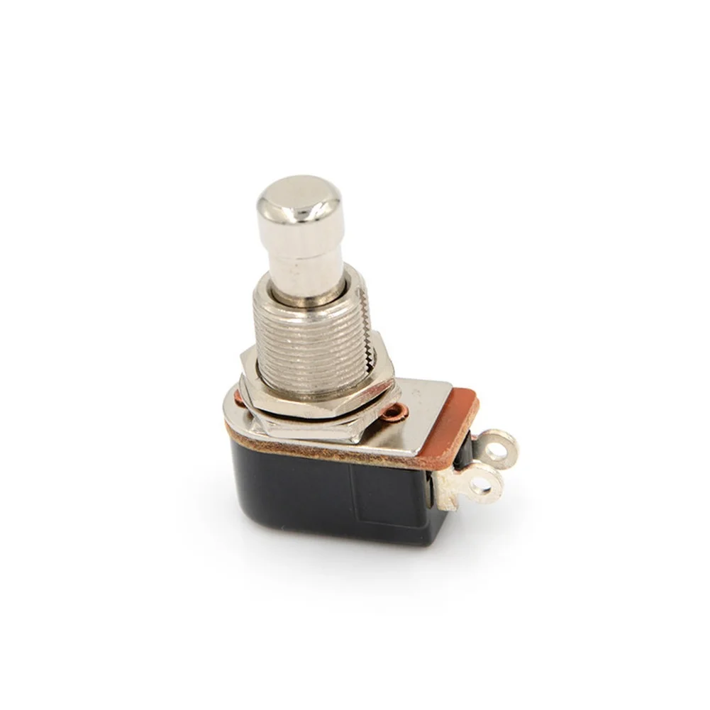 Metal Housed For SPST Momentary Foot Pedal Switch for Guitar Effects Amp Channel Switching and Signal Path Control