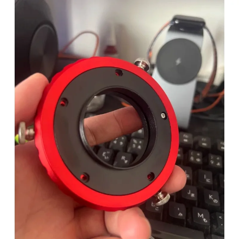 CAA Rotador de 360 grados 3 en 1 microscopio Focalizador telescopio fotografía ángulo ajustador M42 M48 M54 ZWO Skywatcher