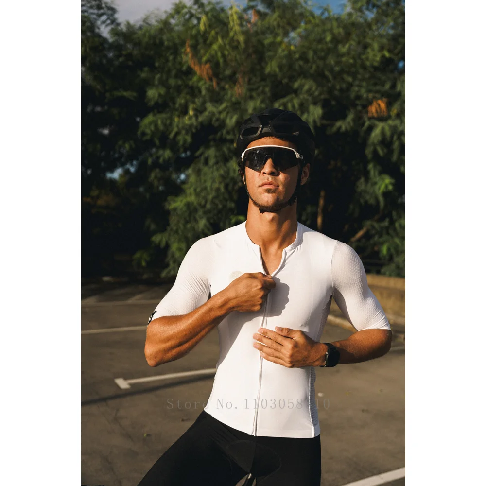 

WYN Cycling Jersey Set Men's Breathable Bicycle Jersey Bike Shorts Sportswear Pa