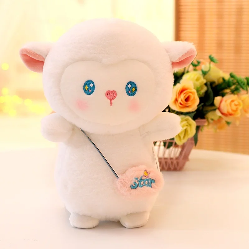 25cm Penguin Sheep Pig Small Soft Plush Toys Cute Cartoon Small Stuffed Pillow Baby Kids Lovely Dolls