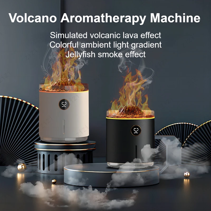 

Креативная мини-автомат для ароматерапии с распылителем медузы вулкана, красочная атмосфера, освещение, увлажнение, машина для ароматерапии