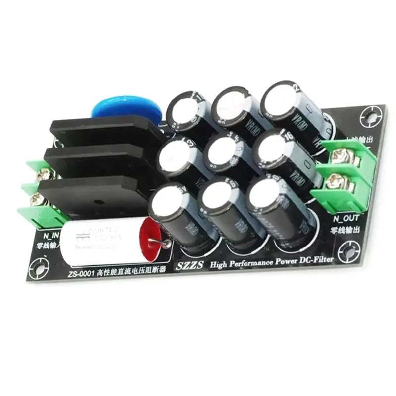 3-Level AC Power Filter Board DC Voltage Blocker Board For Audio Isolation Audlo Amplifier Module