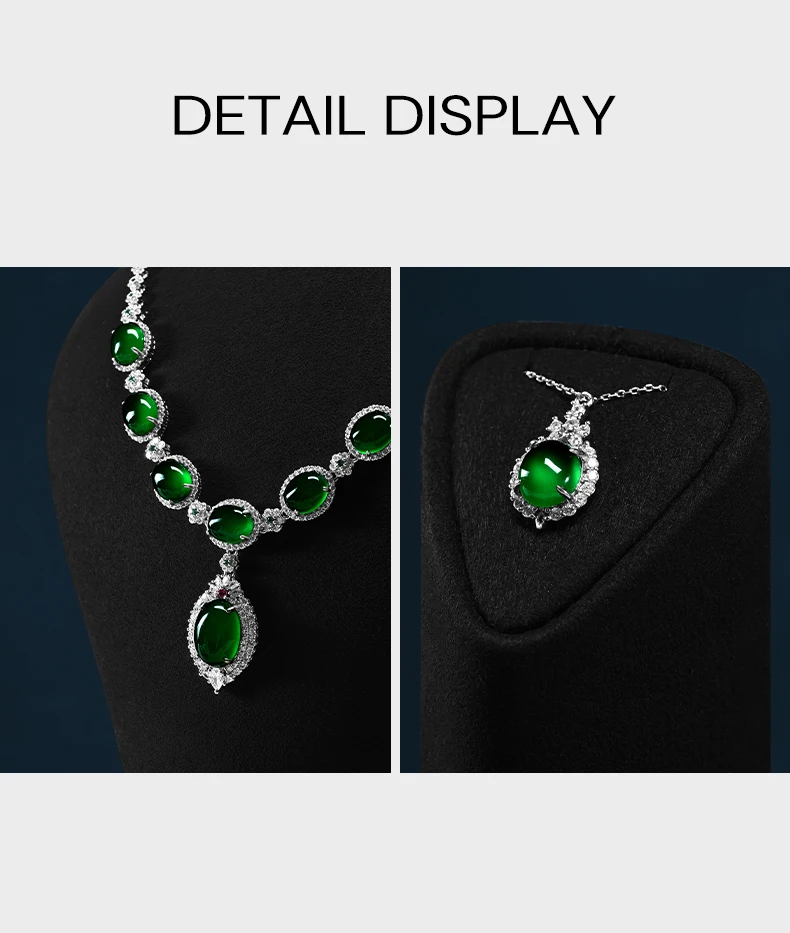 Oirlv Schmuck-Display-Set, schwarzes Samt-Modell in Form eines menschlichen Körpers mit Ständer, geeignet für die Aufbewahrung von Halsketten, Ringen und Ohrringen. – Detail 8