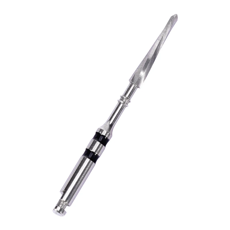 6Pcs/Box Stainless Steel Dental U-Drill Root Canal File Reamer Bit for Fiber Post Preparation 32mm Engine Use