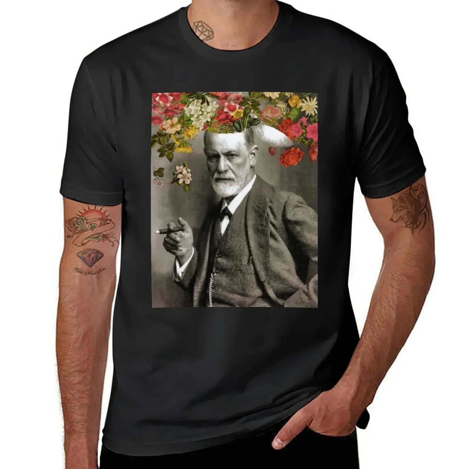 Freud T-Shirt shirts graphic man clothes anime shirts men