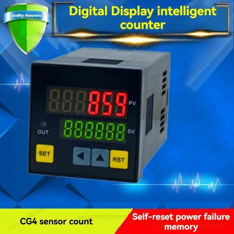 LF-Electric Digital Counter 48*48mm DC 12V 24V 36V 48V 60V Industrial Tally Counter Panel Mount