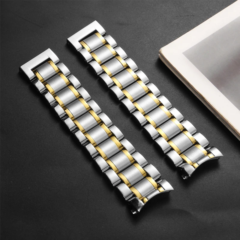

18mm 22mm 20mm 24mm Stainless Steel Band Bracelet For Tissot Seagull Longines L2 L4 Men's Metal Band Watch Band