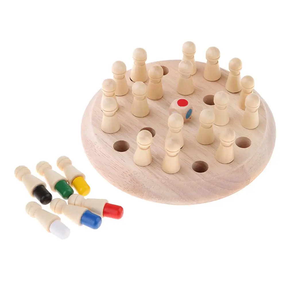 Kids Memory Chess Board Game Educational Color Recognition