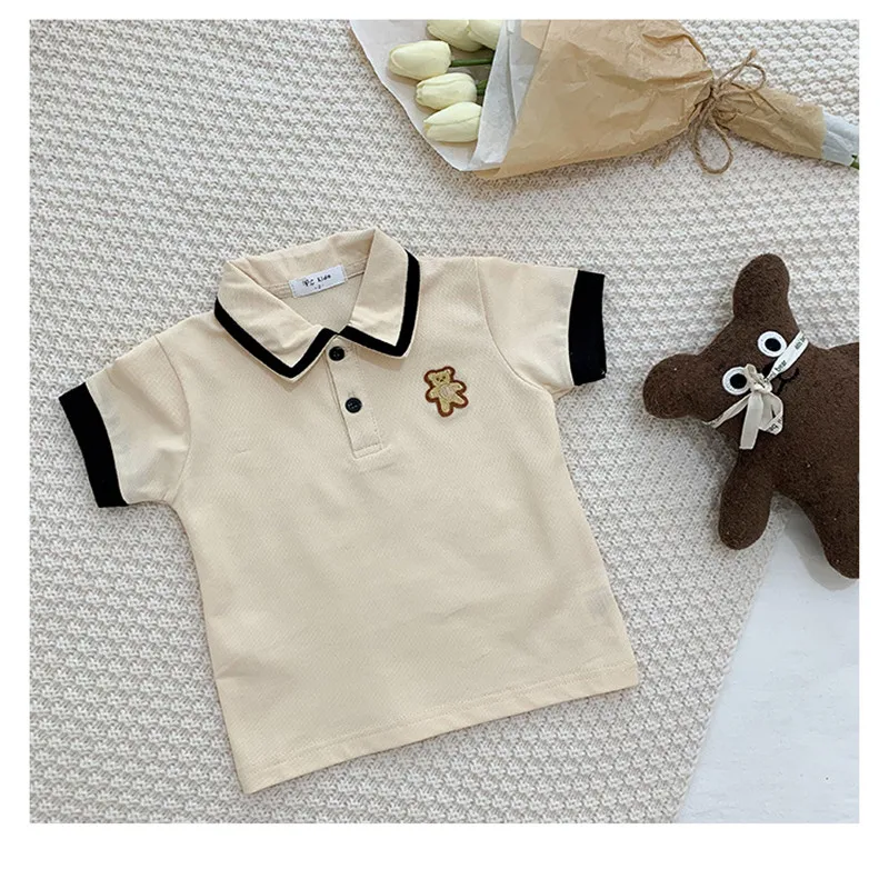 Family Matching Clothes Summer 2023 Mother Daughter Dresses Family Look Polo T-Shirts Mother Kids Tees Clothes Father Son Outfit