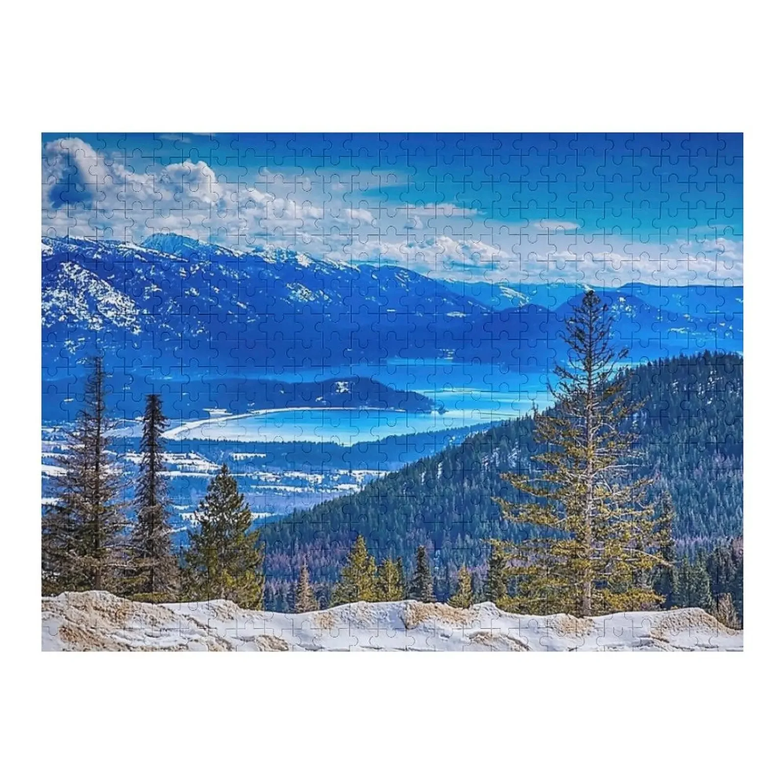 

The View from the Hill Jigsaw Puzzle Personalized Name Wood Name Custom Wooden Gift Personalize Puzzle