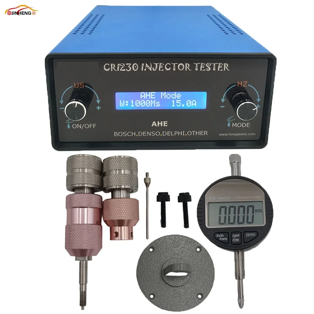 CRI230 Diesel Injector Tester With AHE Electromagnetic Common Rail Injector Tester For BOSCH DENSO DELPHI 110 Stroke Tool Repair