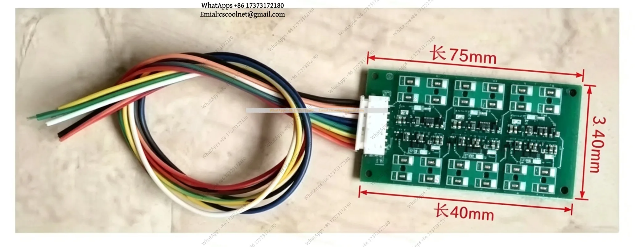 Super Capacitor Protection Board 6 Series Equalizing Board Equalization Board Farad 6