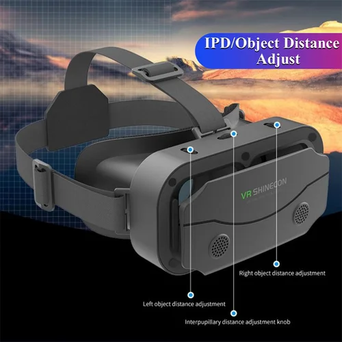 Imagen 2 del producto G13 IMAX pantalla gigante gafas de realidad Virtual 3D Google caja de cartón casco VR para teléfono de 4,7-7 "", compatible con reproductor de controlador de juego