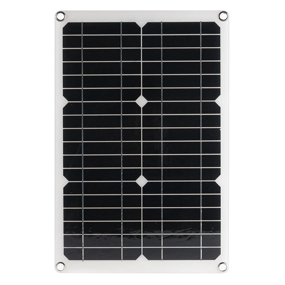 20W Solar Power Panels Outdoor Monocrystalline 18V Semi-Flexible Solar Panels to Generate Photovoltaic