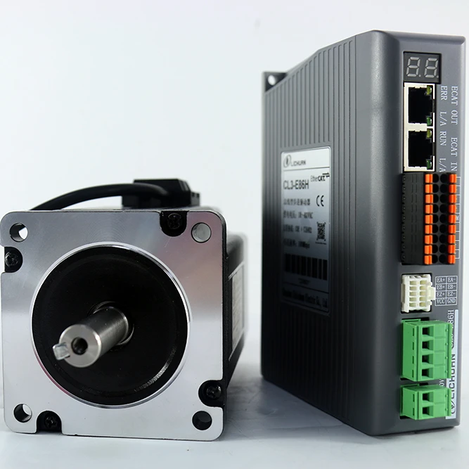 

Шаговый двигатель LICHUAN NEMA 34 с Ethercat, 10 Нм, 7,5 А, 2 фазы Nema 34, шаговый двигатель с замкнутым контуром и драйвером LC86H2129 + CL3-E86H