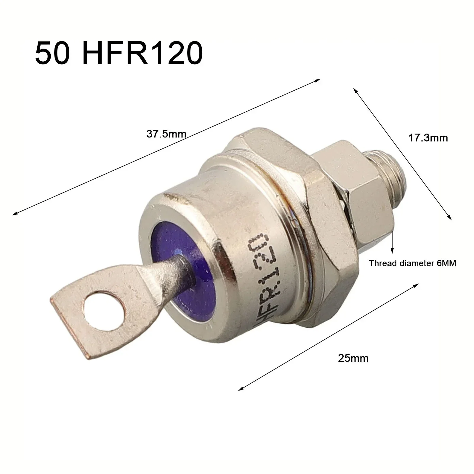 1db 85A/40A/25A 1200V Alakszerű cathode/negative Anód Ászokcsavar Buggyan Dióda Egyenirányító Dióda accessor