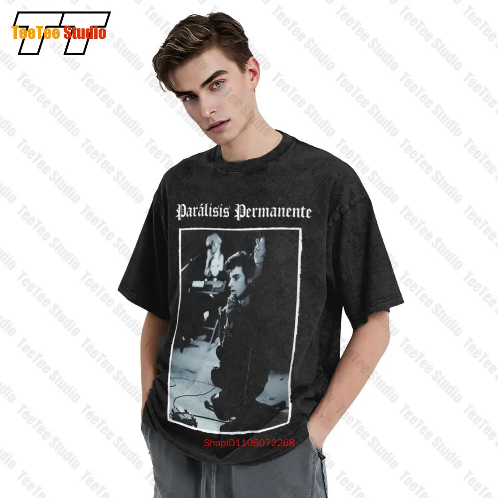 تي شيرت Paralisis Permanente Vintage كبير الحجم MVLB