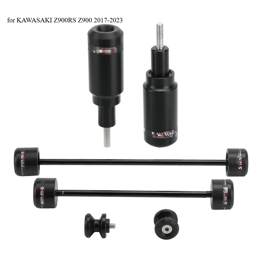 

For KAWASAKI Z900/SE/RS Frame Guards Wheel Axle Slider Crash Protector Swingarm Spools Motorcycle Fairing Engine Protection